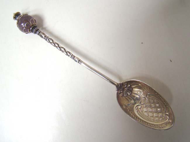 A Charming antique Sterling Silver Demitasse Spoon by Gorham circa 1890